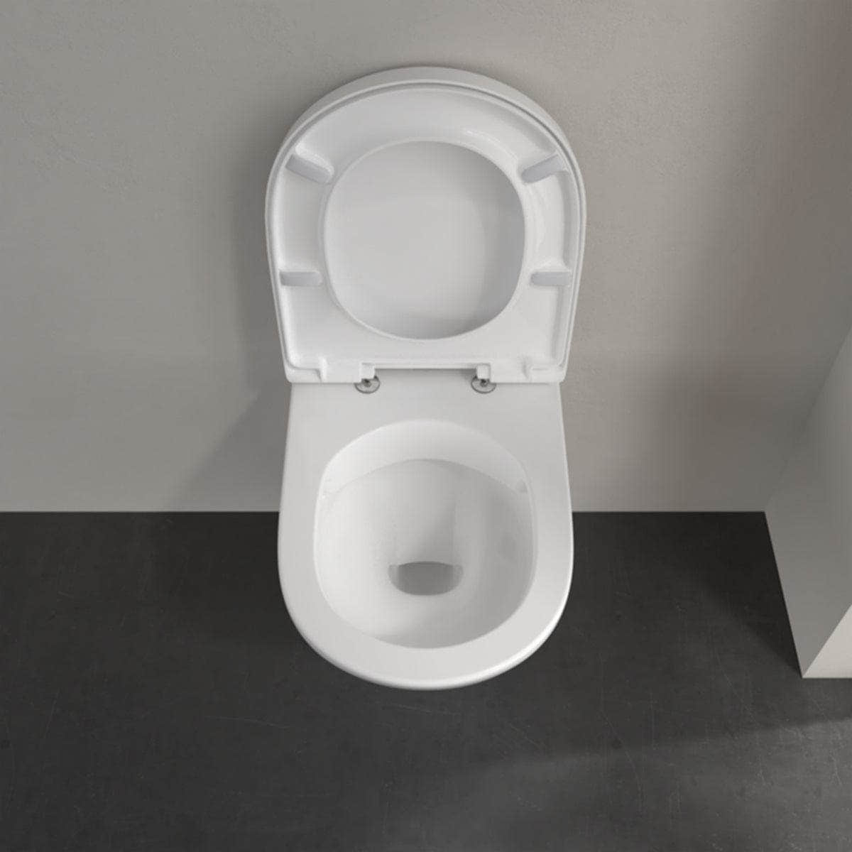 Villeroy & Boch O.novo Compact DF - veggskål og sete Villeroy & Boch Vegghengt toalett VIL-6023625