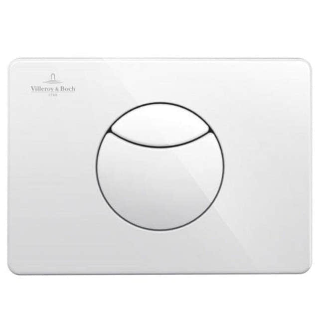 Villeroy & Boch ViConnect E100 Trykkplate Hvit Villeroy & Boch Betjeningsplate og trykknapper VIL-6025998