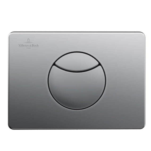 Villeroy & Boch ViConnect E100 Trykkplate Matt krom Villeroy & Boch Betjeningsplate og trykknapper VIL-6026001