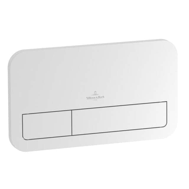 Villeroy & Boch ViConnect E200 Trykkplate Hvit Villeroy & Boch Betjeningsplate og trykknapper VIL-6026003