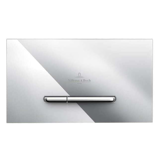 Villeroy & Boch ViConnect E300 Trykkplate Krom / Krom Villeroy & Boch Betjeningsplate og trykknapper VIL-6026013